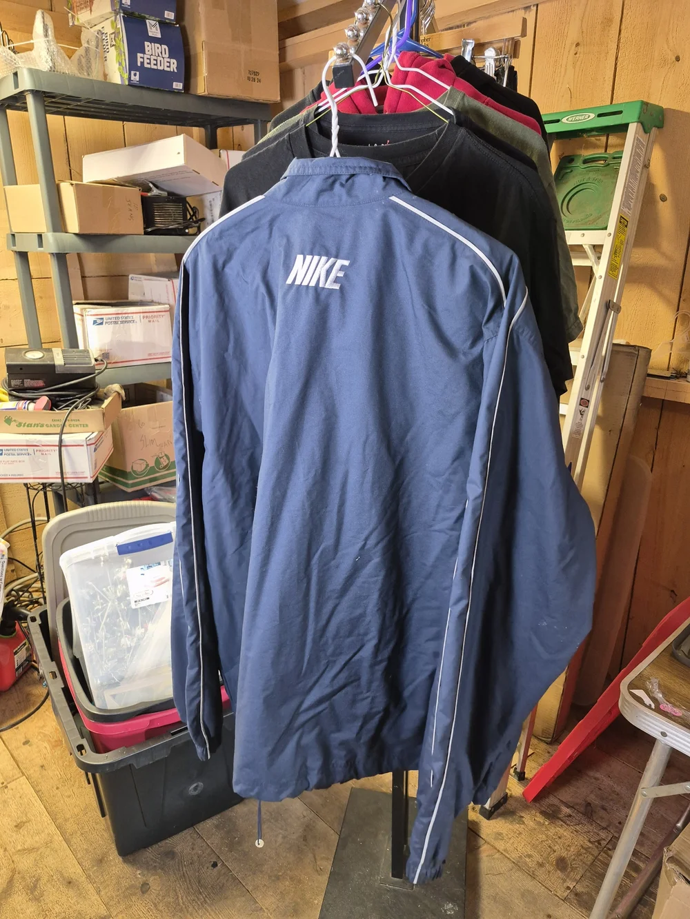 Nike navy windbreaker